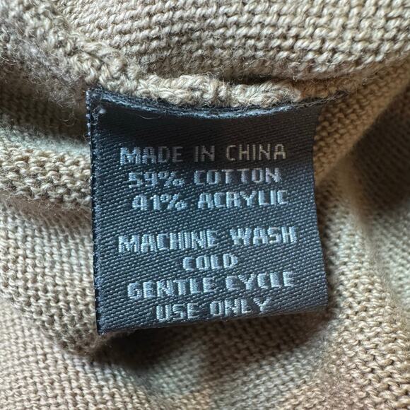 Vince Camuto M/L Camel Pullover Cowl Neck Poncho with Pockets - Picture 7 of 7